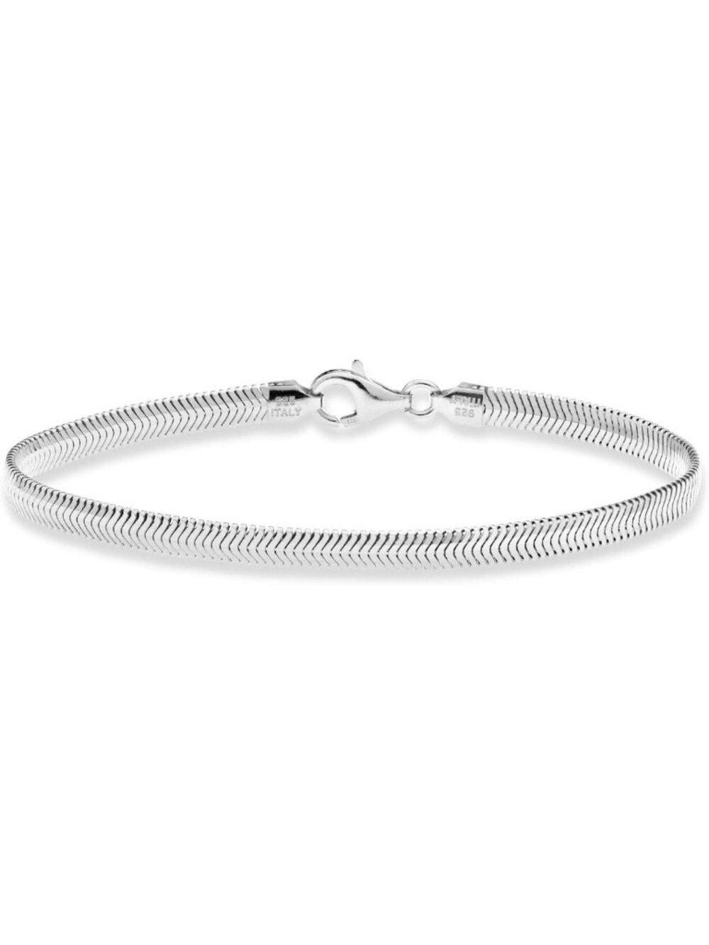 925 Sterling Silver Snake Chain Bracelet for Women & Men - Elegant & Durable